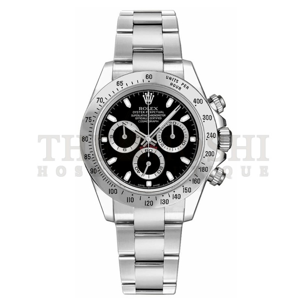 R01ex Cosmograph Daytona Steel Bezel Black Dial Men's Watch 116520-0015 Master Quality