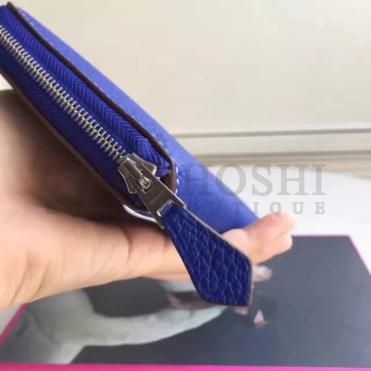 H**me5 Blue Electric Clemence Azap Zipped Wallet Master Quality