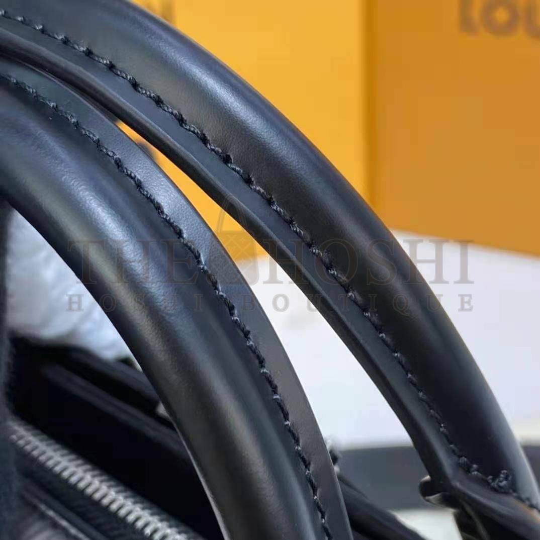 L0vis Vvtt0n LV Women Grenelle Tote MM Bag Black Epi Grained Cowhide Leather Master Quality