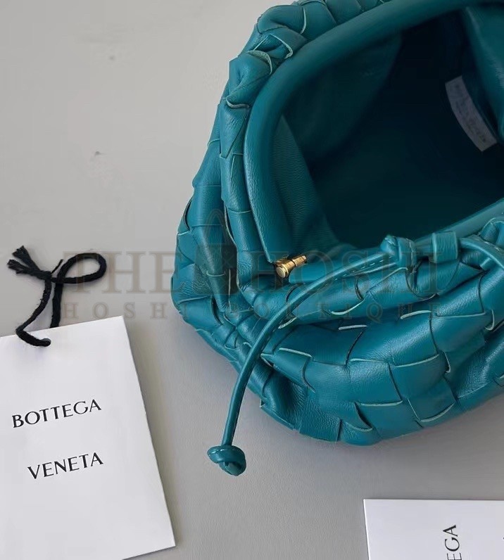 B0tt*ga Ven*ta Mini Pouch In Mallard Intrecciato Lambskin Master Quality