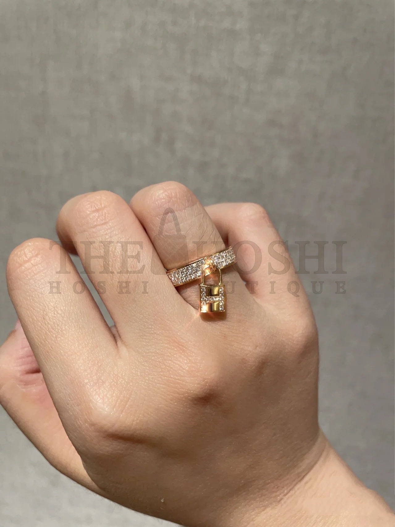 H**me5 Full D1am0nd Ring with Lock Master Quality