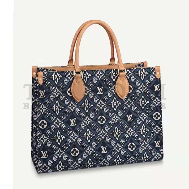L0vis Vvtt0n LV Women Since 1854 OnTheGo MM Tote Monogram Flowers Canvas Master Quality