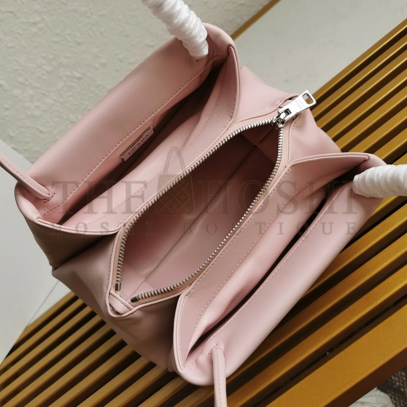 Pra*a S*pernova Small Shoulder Bag In Pink Calfskin Master Quality