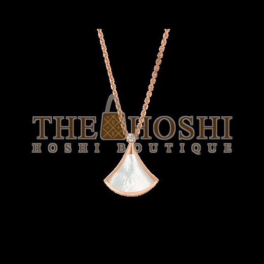 Bv1g*ai DIVAS' DREAM NECKLACE, Rose Gold Master Quality