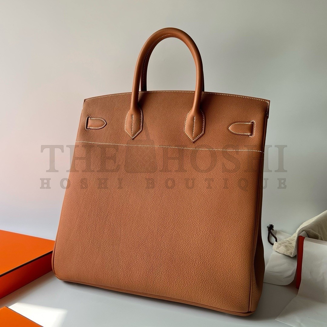 H**me5 HAC Birkin 40 Handmade Bag in Gold Clemence Leather Master Quality
