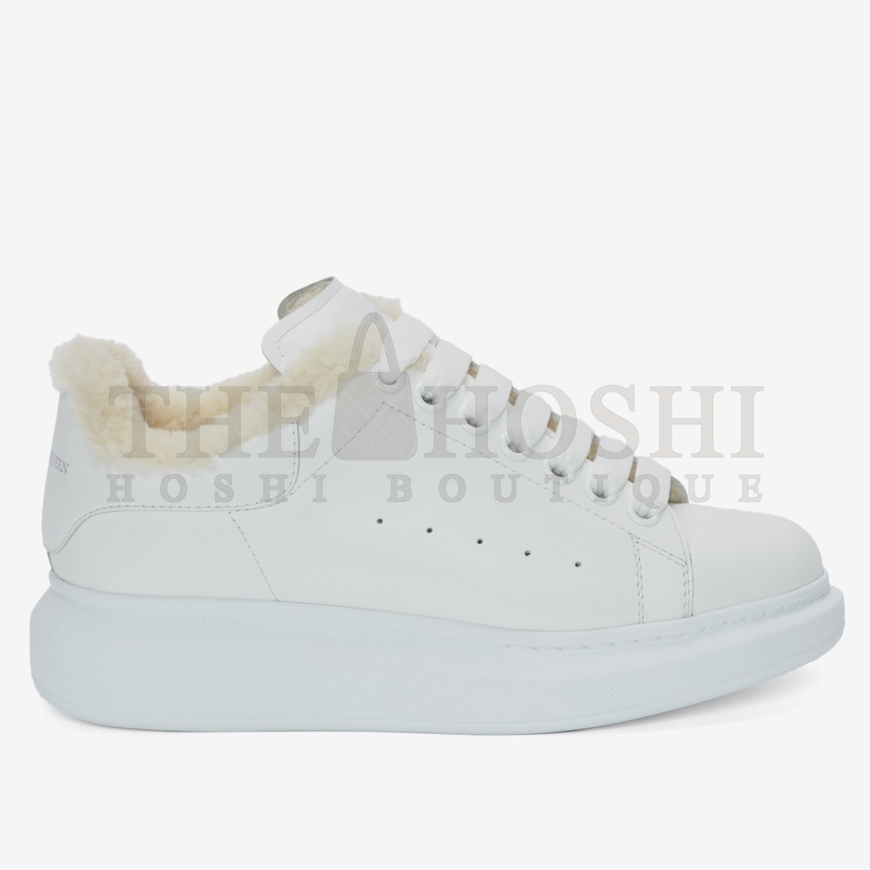A1exa*der Mcqv*en Women's Oversized Sneakers With White Shearling Master Quality