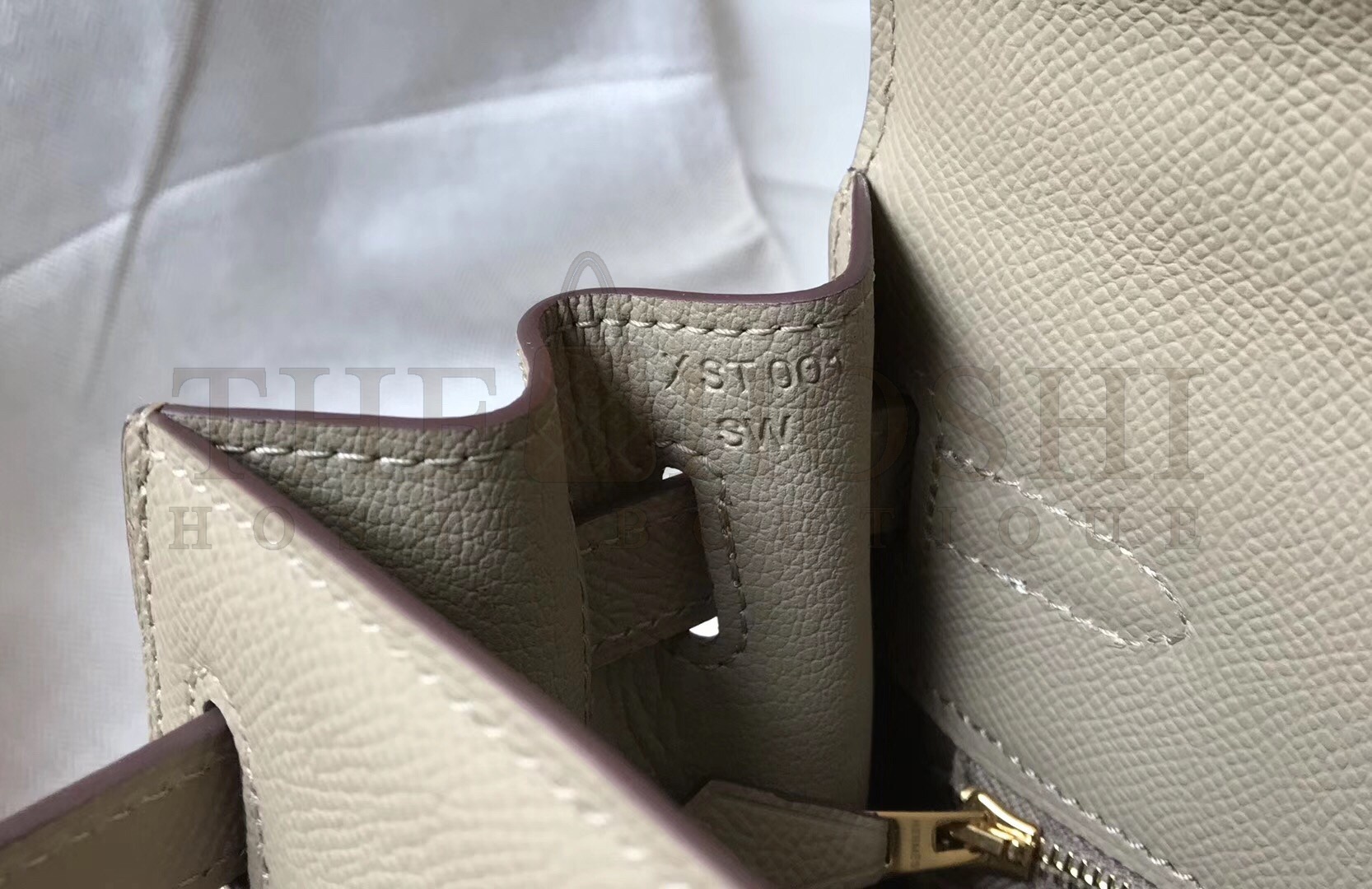 H**me5 Grey Epsom Kelly 32cm Sellier Bag Master Quality