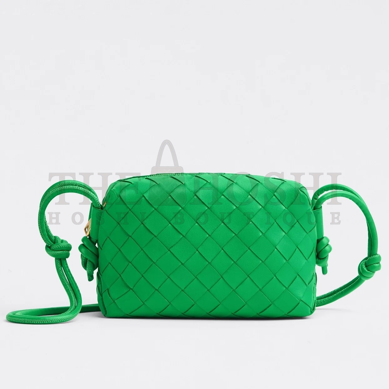 B0tt*ga Ven*ta Loop Mini Bag In Green Intrecciato Lambskin Master Quality