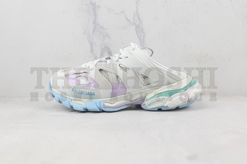 Ba1en*iaga Track 3.0 Sneakers White/Sky Blue/Pink Master Quality