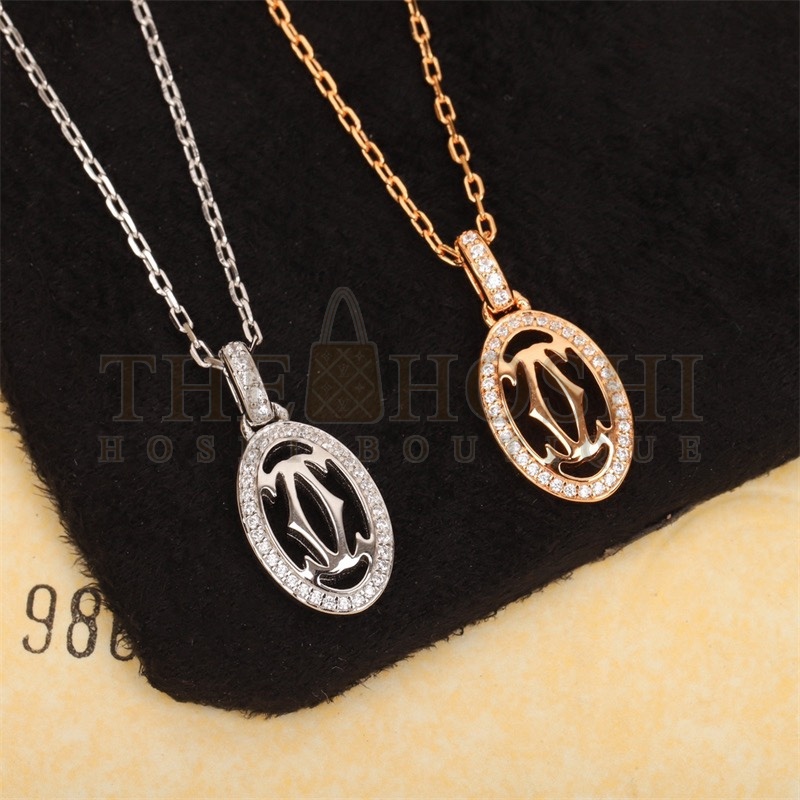 Ca*t1er Round Necklace with D1am0nds Master Quality