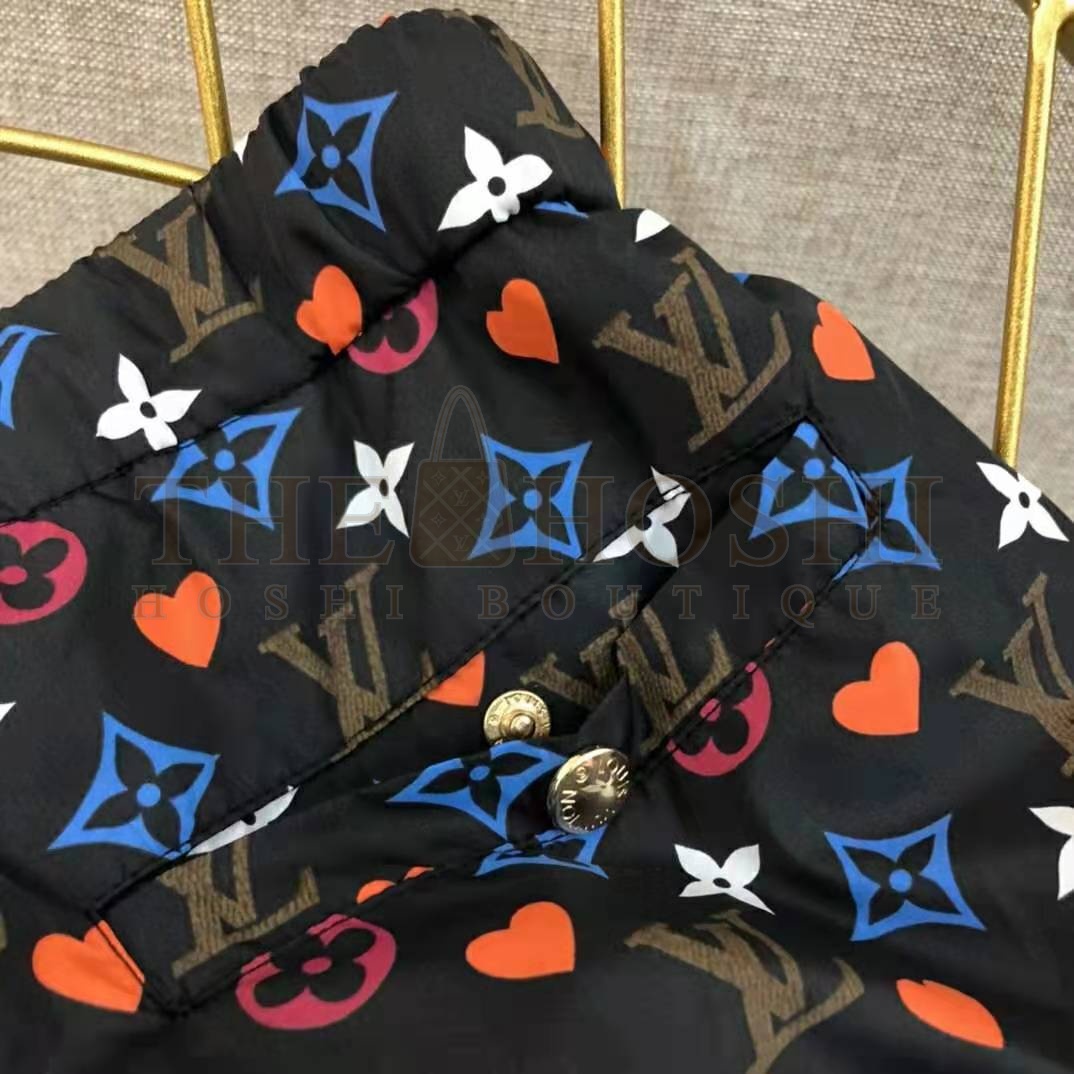 L0vis Vvtt0n Women Game On D-Ring Drawstring Jogging Shorts Monogram Canvas-Black Master Quality