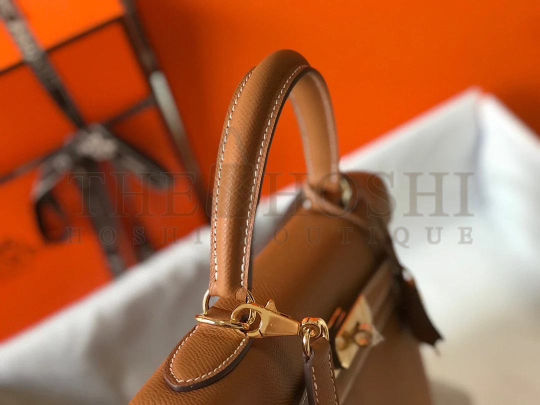 H**me5 Kelly 25cm Sellier Bag in Gold Epsom Calfskin GHW Master Quality