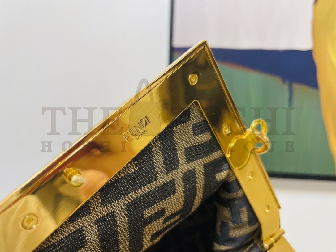 F**di First Small Bag In Yellow Nappa Leather Master Quality