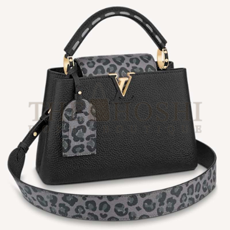 L0vis Vvtt0n LV Women Capucines BB Handbag Black Taurillon Leather Master Quality