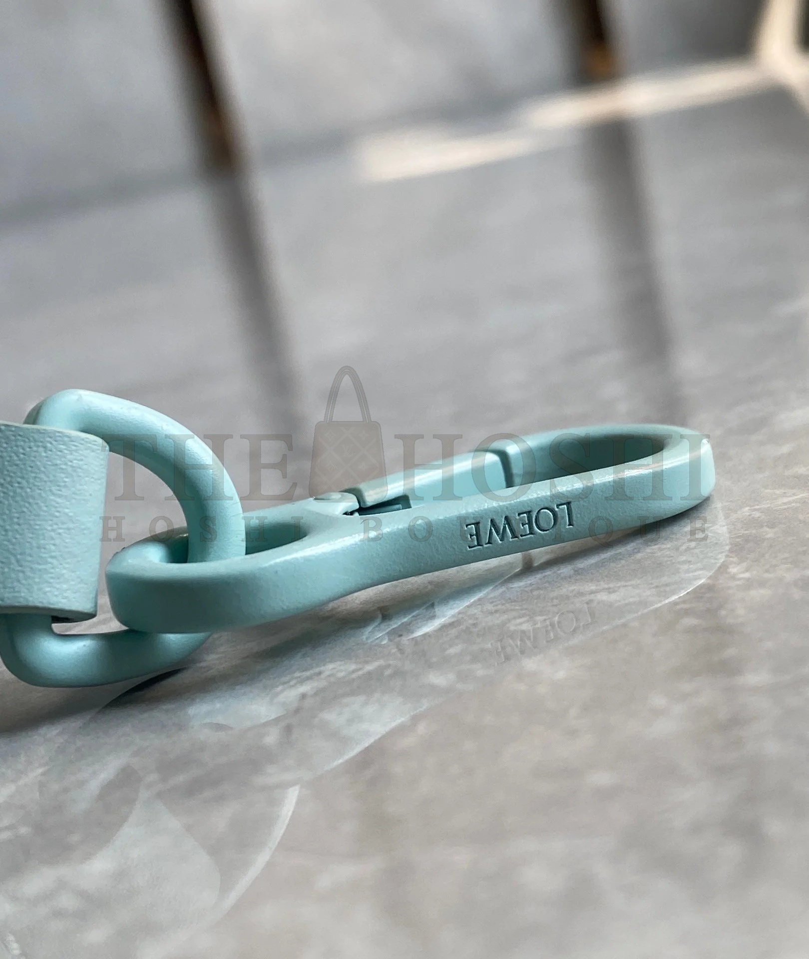 L0ew* Puzzle Mini Bag In Aquamarine Satin Calfskin Master Quality