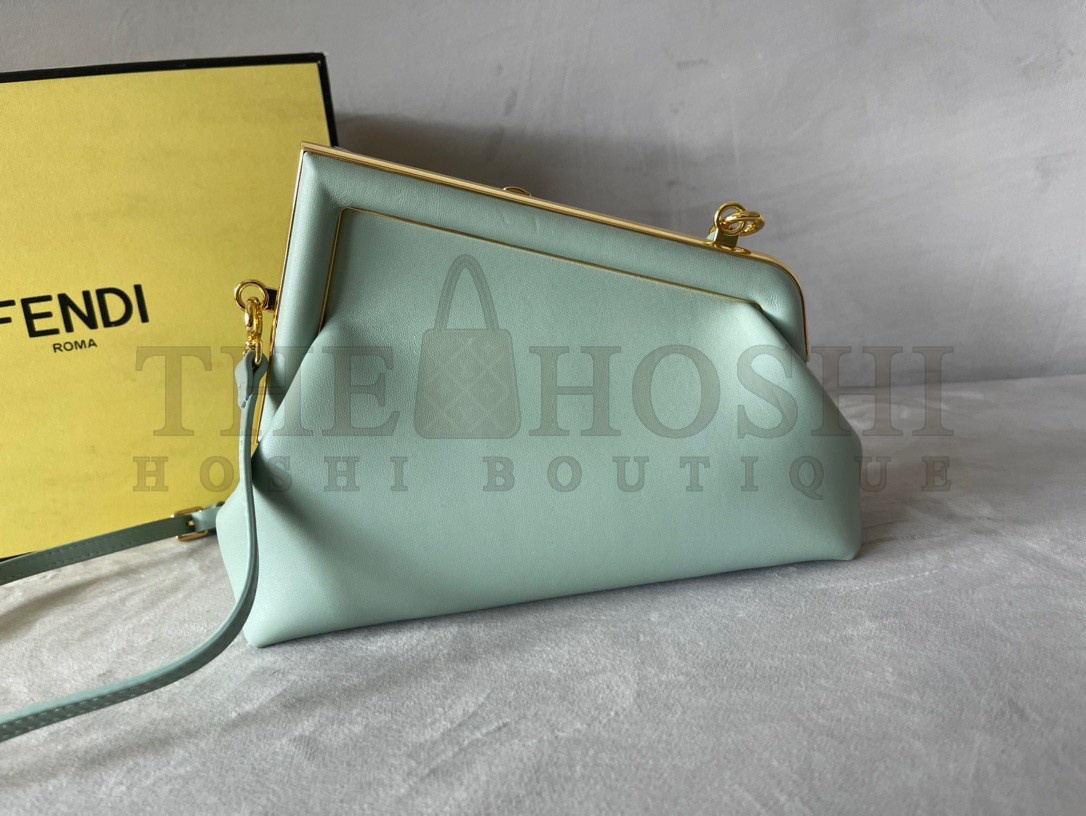 F**di First Small Bag In Mint Green Nappa Leather Master Quality
