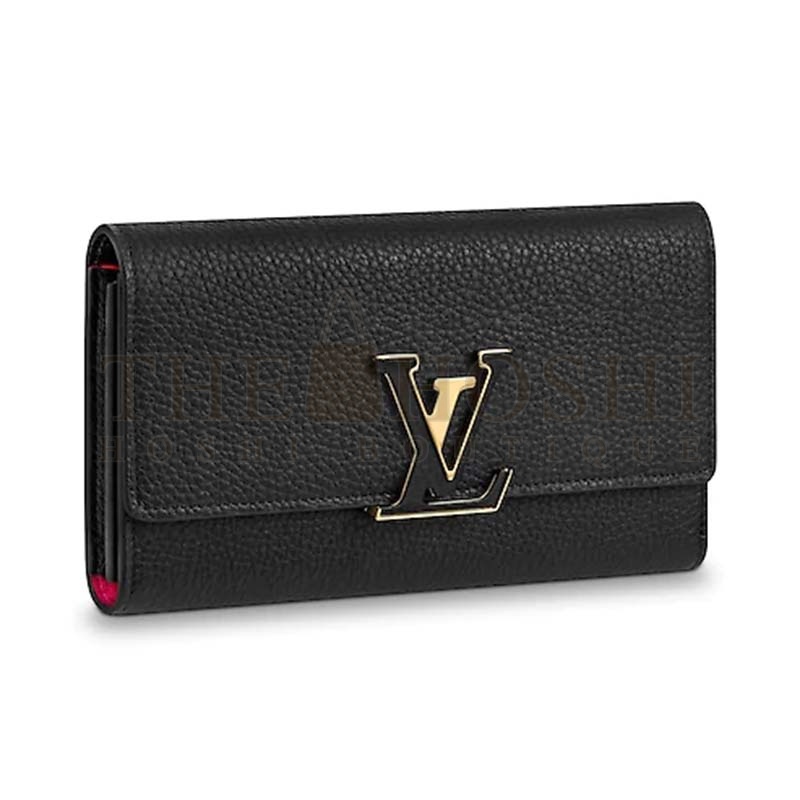 L0vis Vvtt0n LV Women Capucines Wallet in Taurillon Leather Master Quality