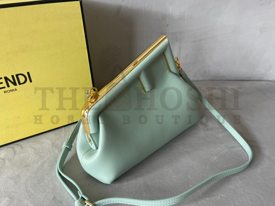 F**di First Small Bag In Mint Green Nappa Leather Master Quality