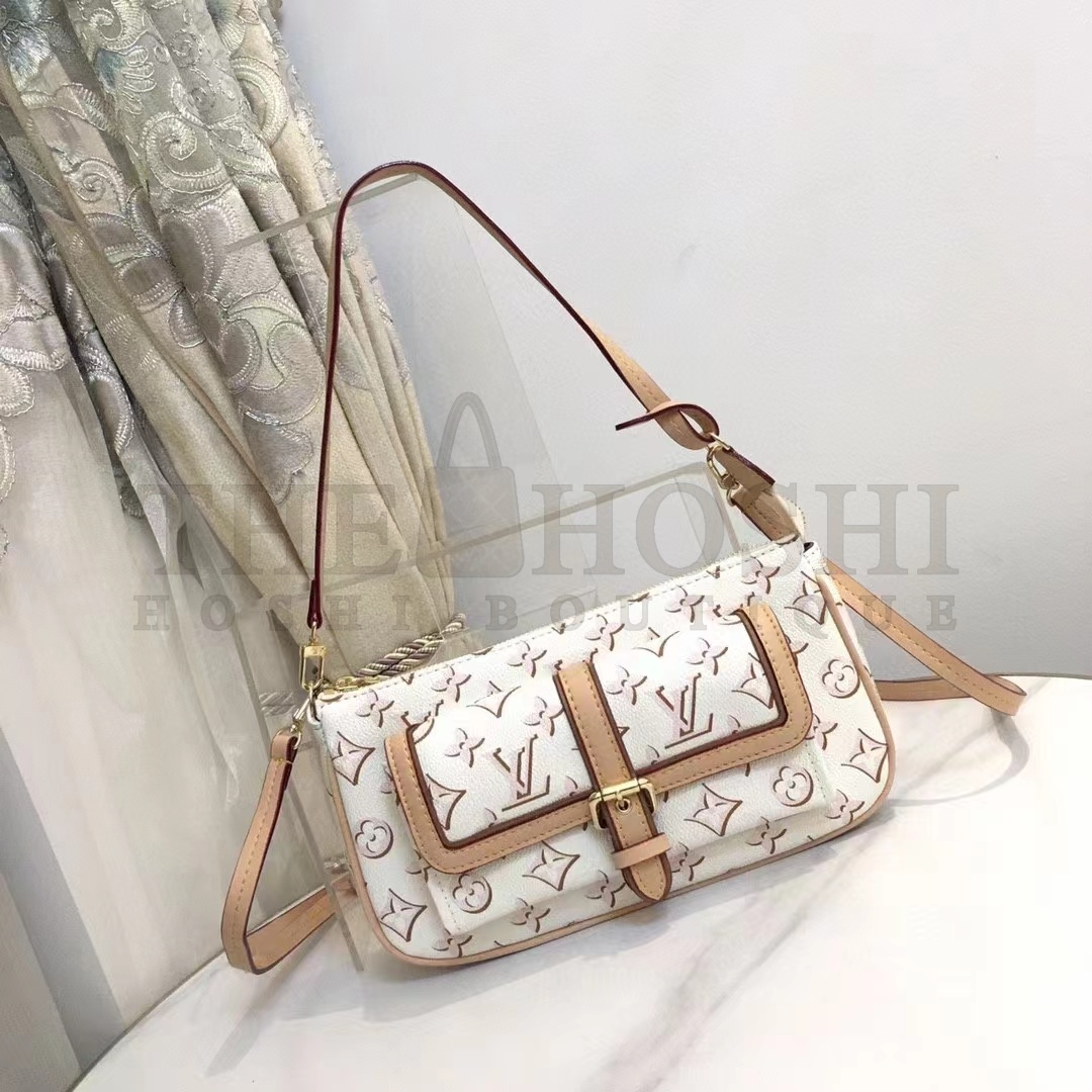 L0vis Vvtt0n LV Women Maxi Multi Pochette Accessoires Handbag Beige Monogram Coated Canvas Master Quality
