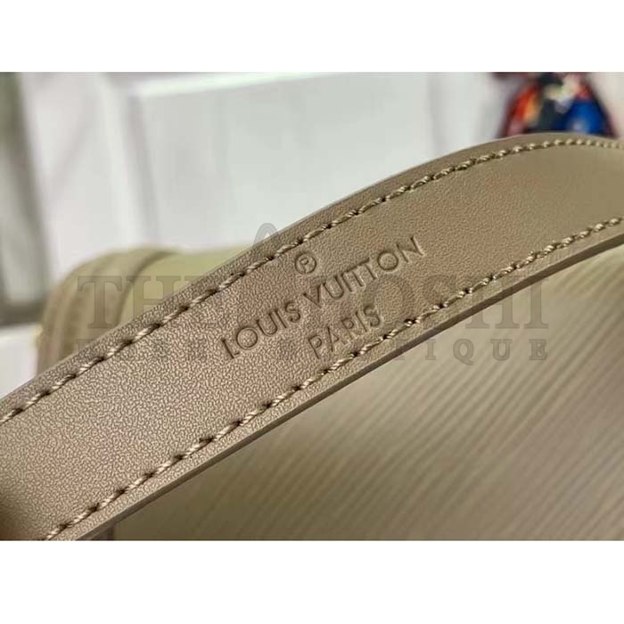 L0vis Vvtt0n LV Women Mini Dauphine Handbag Poivre Brown Epi Grained Cowhide Leather Master Quality