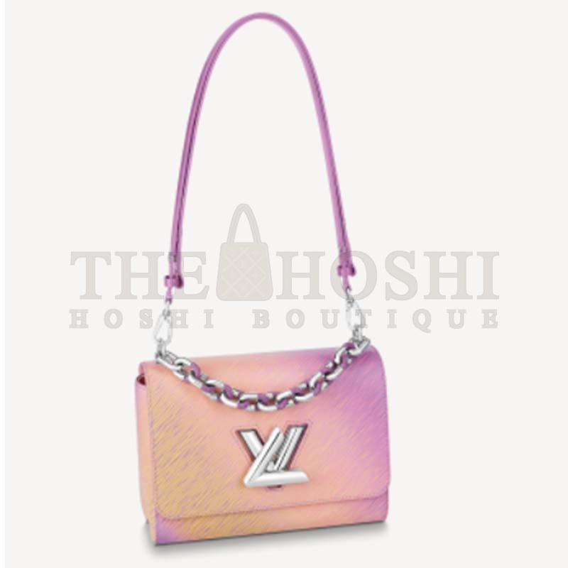 L0vis Vvtt0n LV Women Twist MM Handbag Pink Epi Grained Cowhide Leather Master Quality
