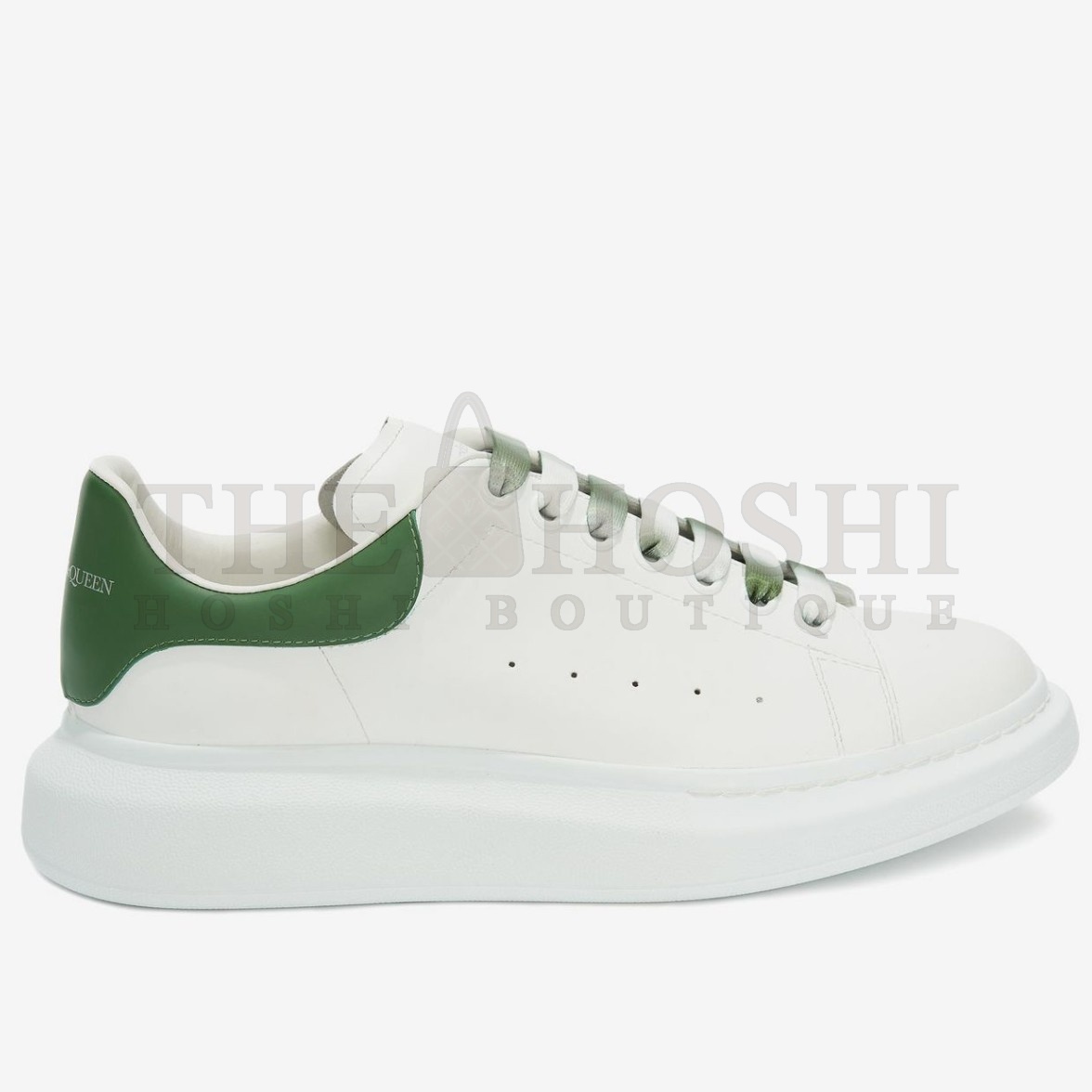 A1exa*der Mcqv*en Women's Oversized Sneakers With Green Heel Master Quality