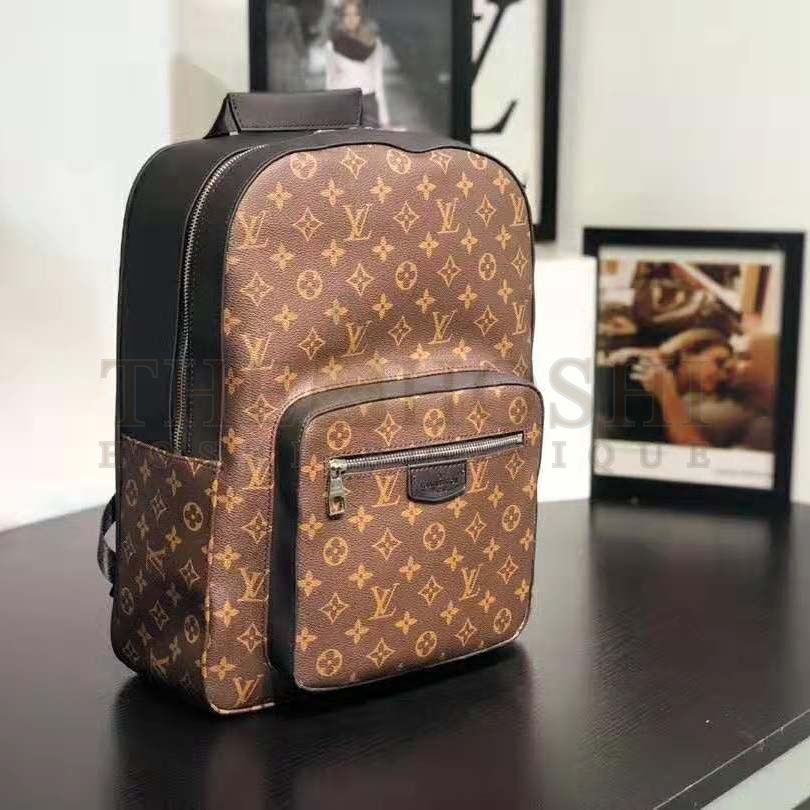 L0vis Vvtt0n LV Men Josh Backpack in Monogram Macassar-Brown Master Quality