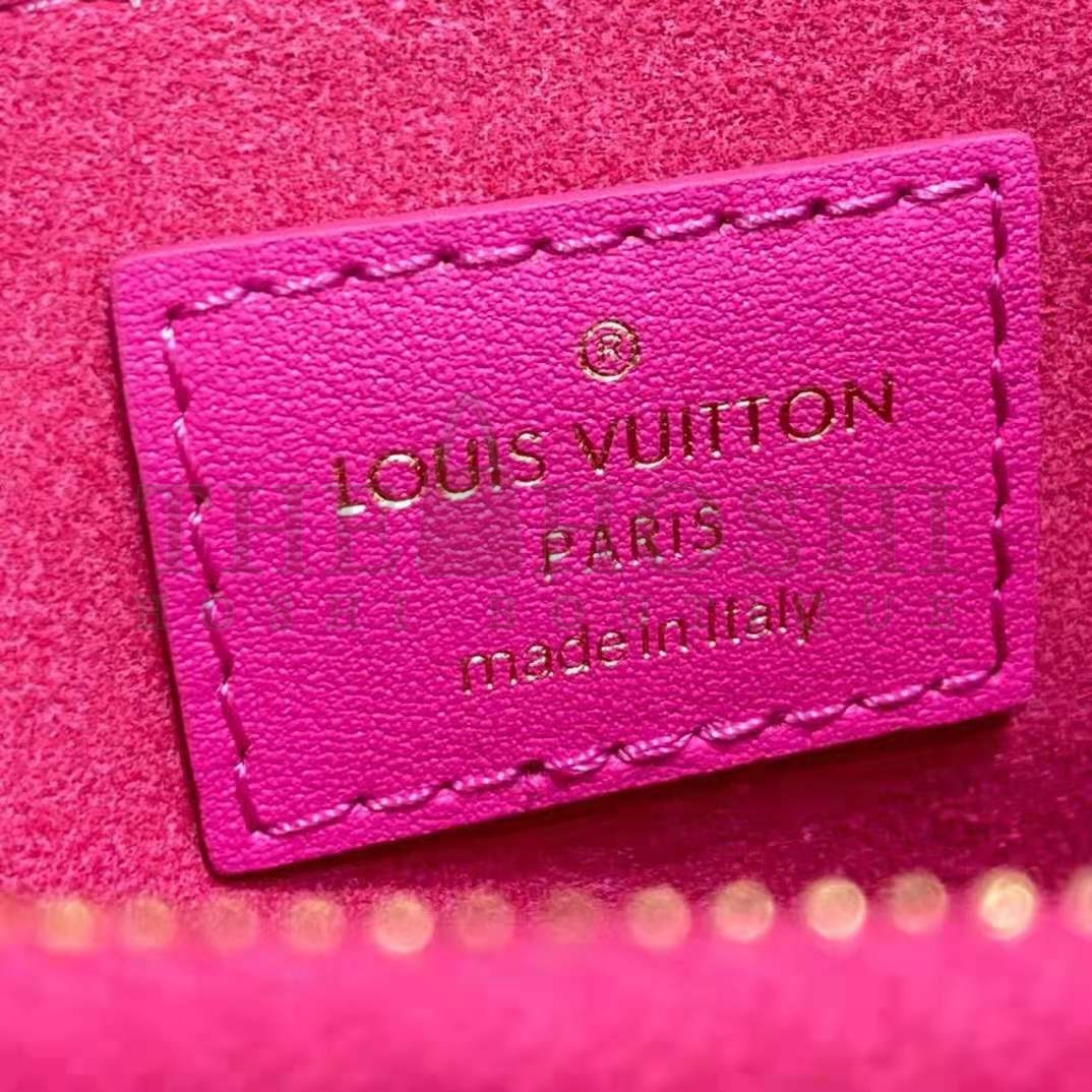 L0vis Vvtt0n LV Women New Wave Chain Bag Handbag Agathe Pink Smooth Cowhide Leather Master Quality