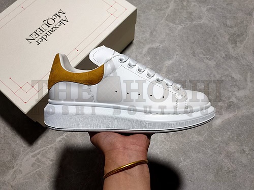 A1exa*der Mcqv*en Sneakers White/White/Ginger Master Quality