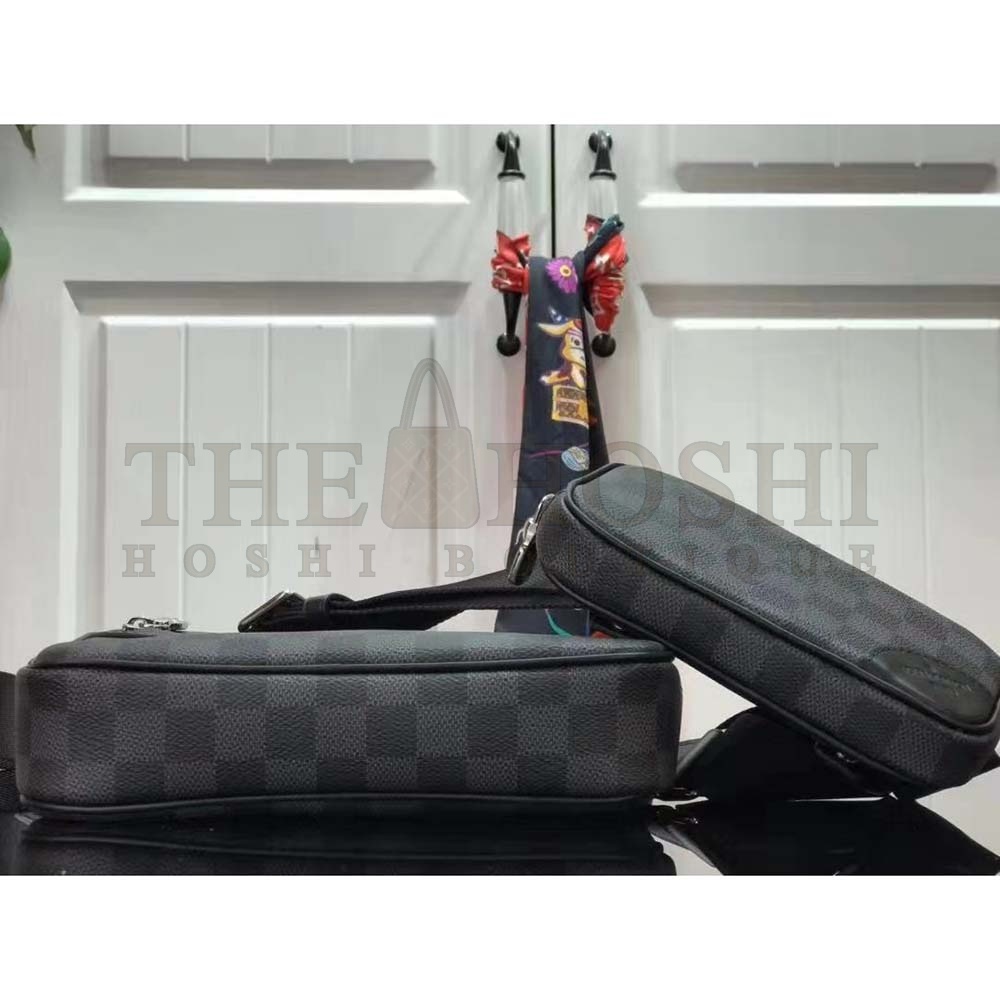 L0vis Vvtt0n LV Men Scott Messenger Damier Graphite N50018 Shoulder Bag Master Quality