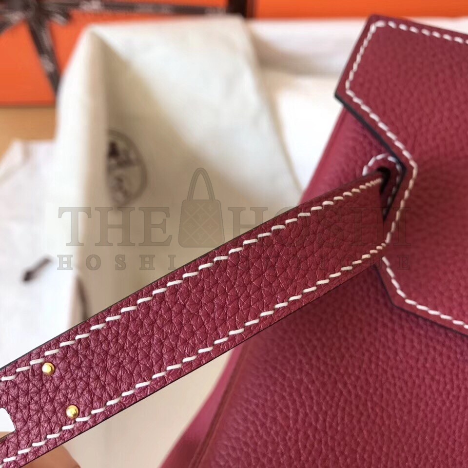 H**me5 Ruby Birkin 30cm Clemence Handmade Bag Master Quality