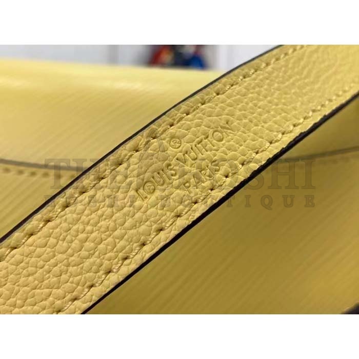 L0vis Vvtt0n LV Women Buci Crossbody Yellow Epi Grained Cowhide Leather Master Quality