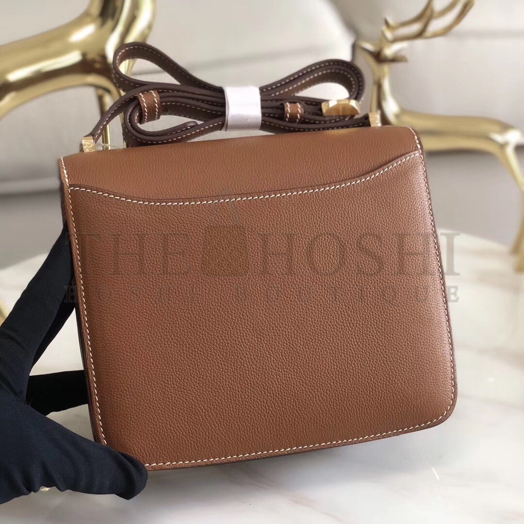 H**me5 2002 20cm Bag In Gold Evercolor Calfskin Master Quality