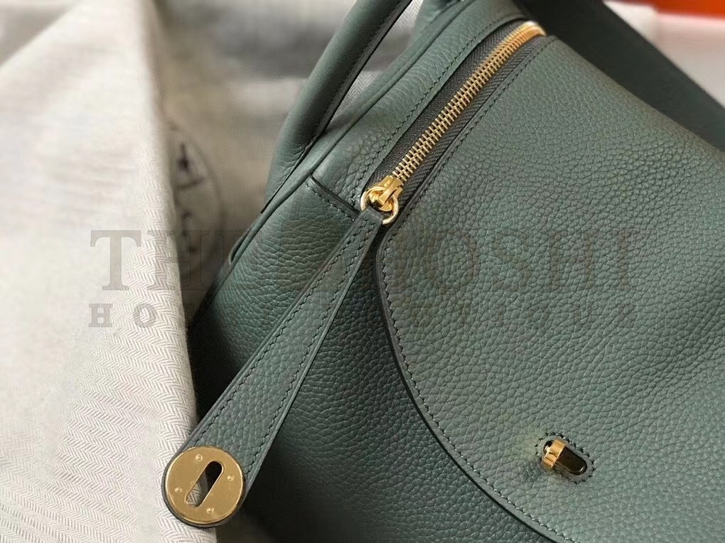 H**me5 Lindy 26cm Bag In Vert Amande Clemence With GHW Master Quality