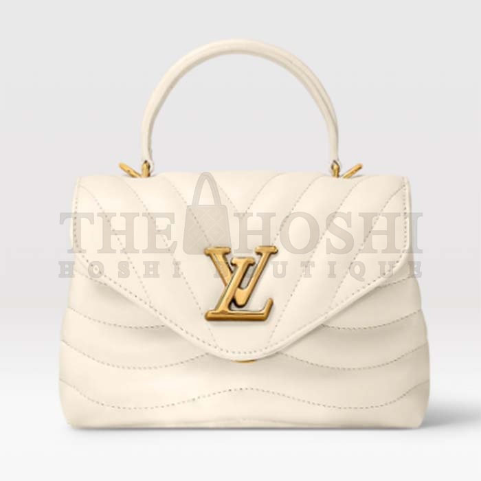 L0vis Vvtt0n LV Women Hold Me Top-Handle Bag White Smooth Cowhide Leather Master Quality