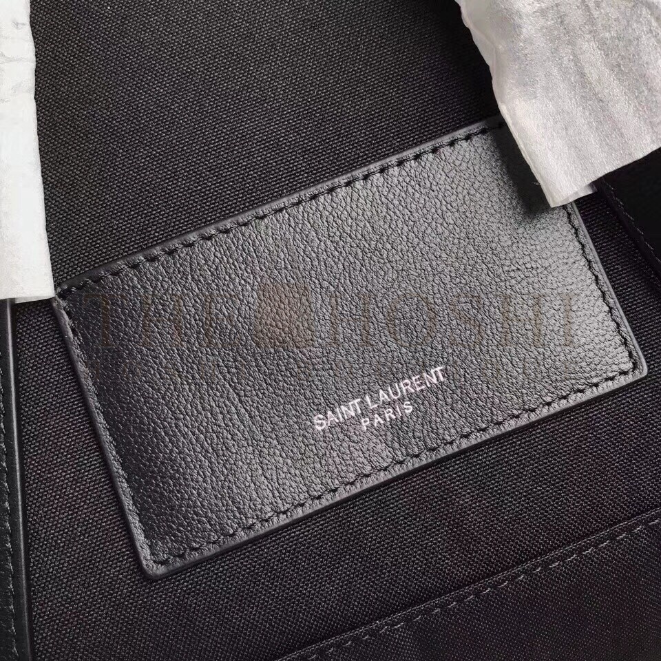 Sa1nt Lau*nt Black Mini Toy City Embroidered Backpack Master Quality