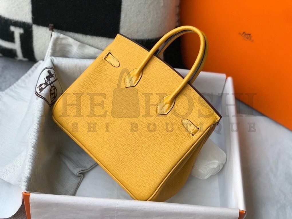 H**me5 Touch Birkin 25cm Limited Edition Yellow Bag Master Quality