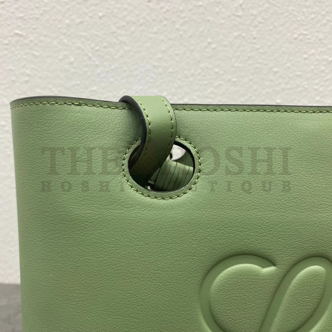 L0ew* Small Anagram Tote In Rosemary Classic Calfskin Master Quality