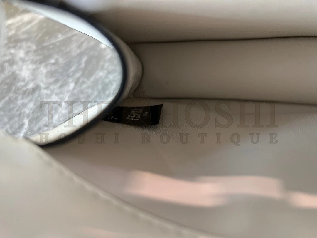 F**di Peekaboo ISeeU Petite Bag In White Nappa Leather Master Quality