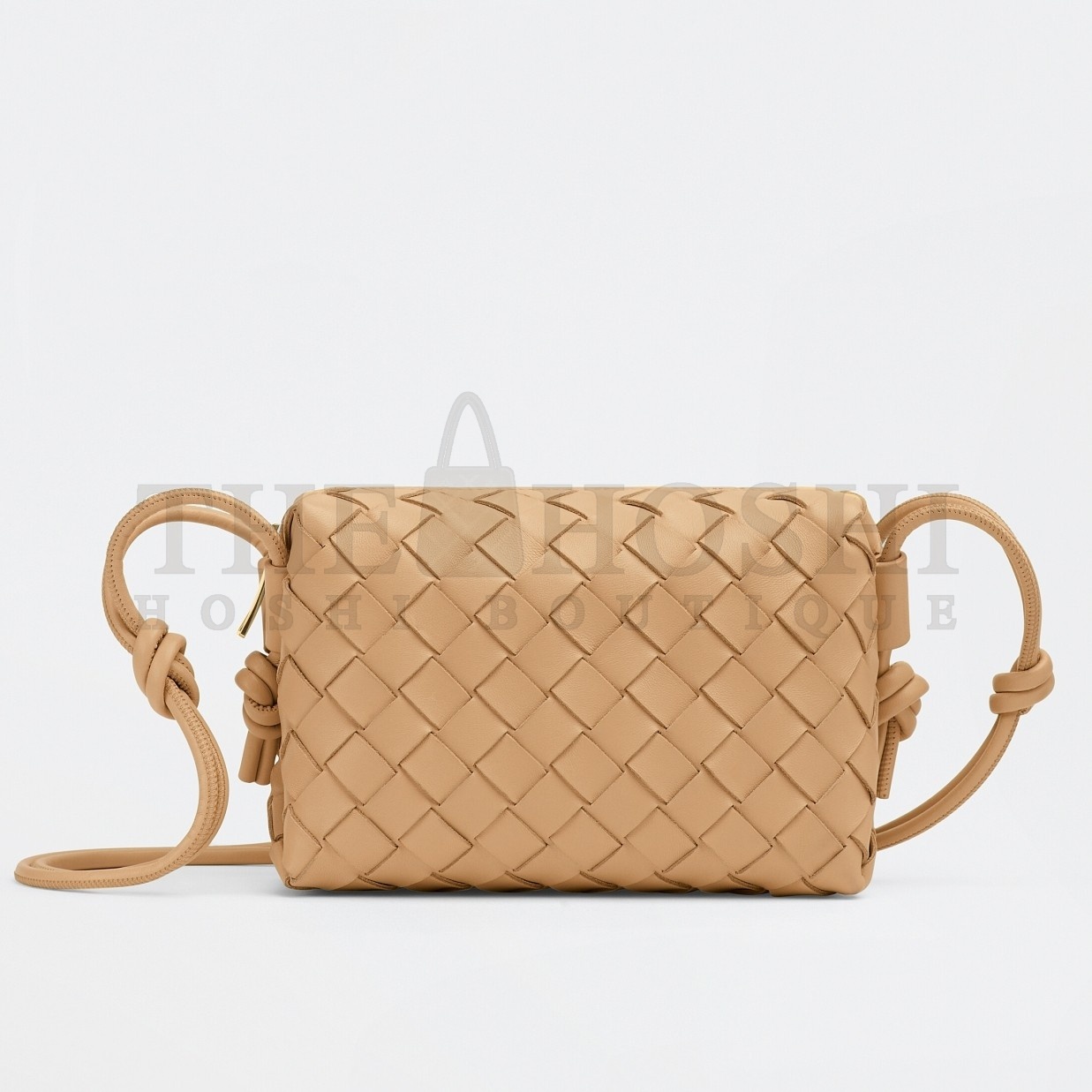 B0tt*ga Ven*ta Mini Loop Bag In Beige Intrecciato Lambskin Master Quality