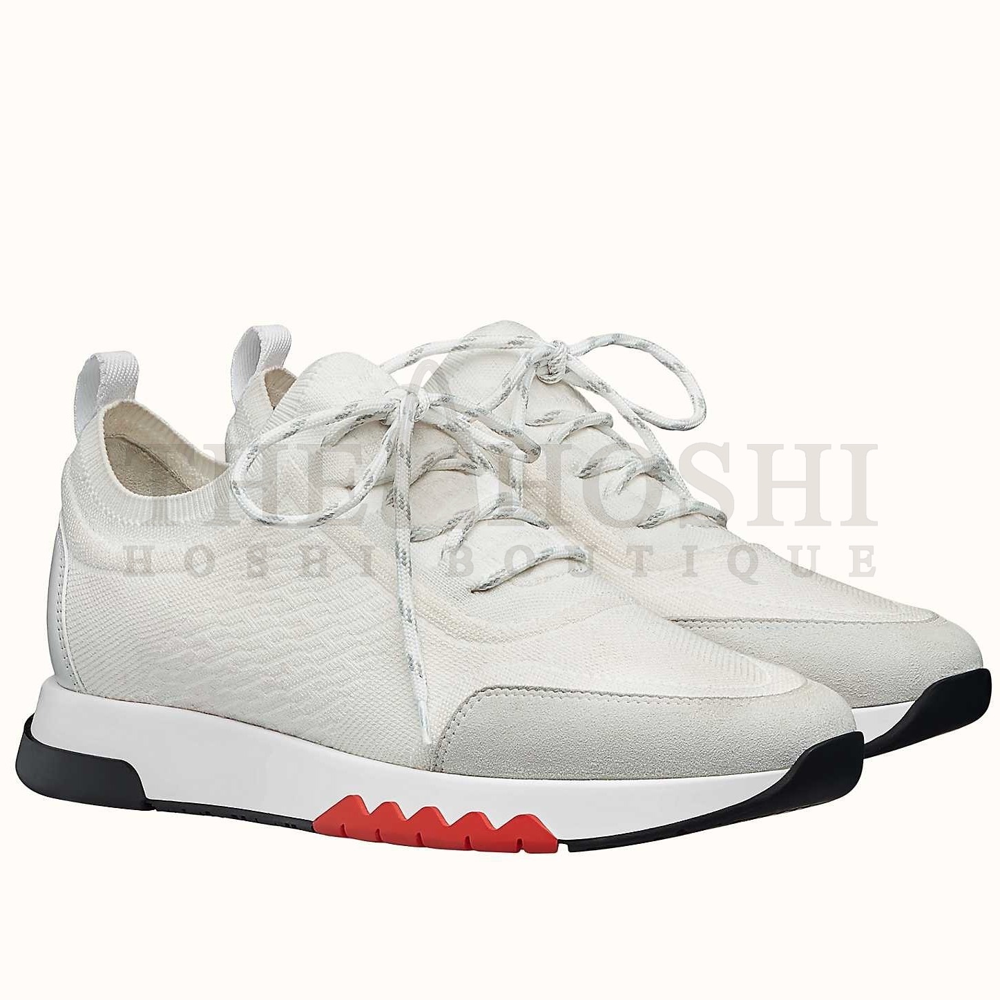 H**me5 Addict Sneakers In White Knit Master Quality