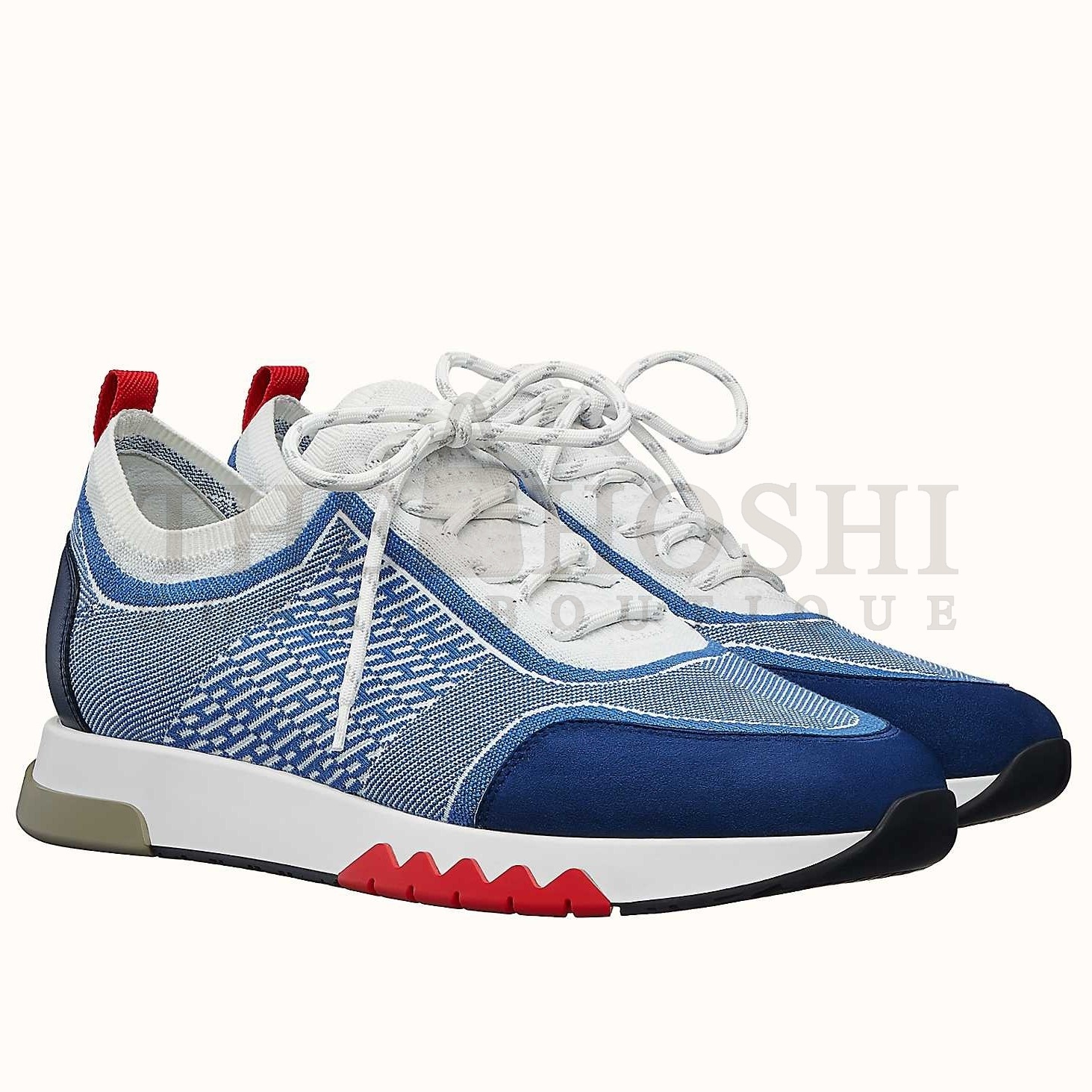 H**me5 Blue Addict Sneakers In Bicolor Knit Master Quality