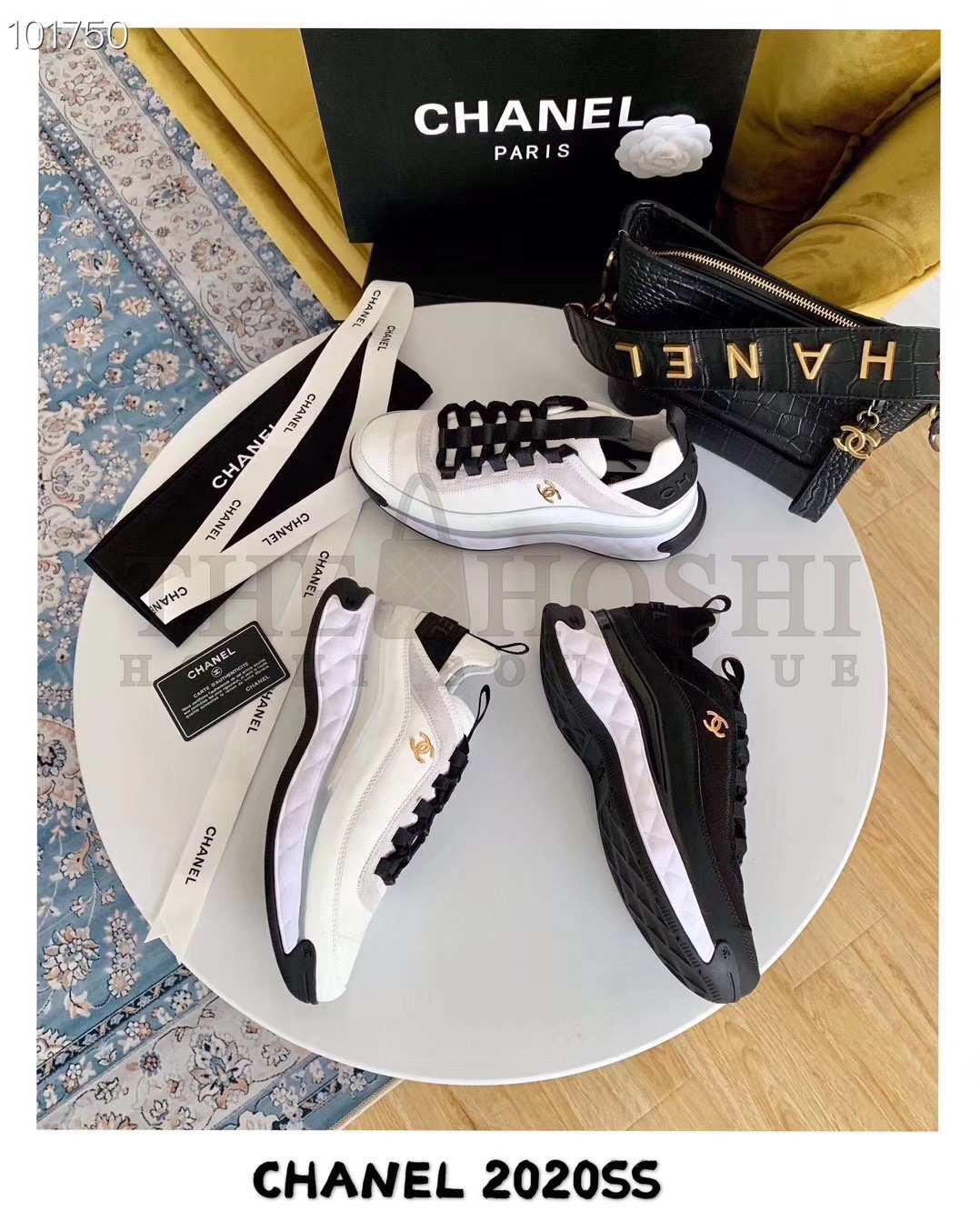 Ch**el Women Sneakers in Velvet Calfskin &amp; Mixed Fibers 1 cm Heel-Beige Master Quality