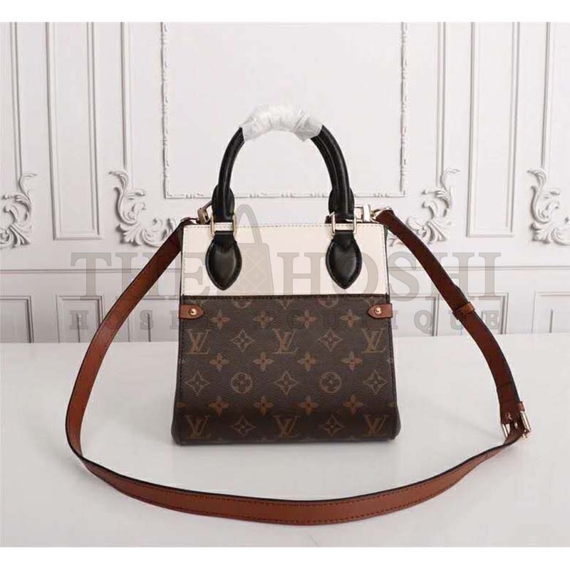L0vis Vvtt0n LV Women Fold Tote PM Monogram Canvas Calfskin Leather Master Quality