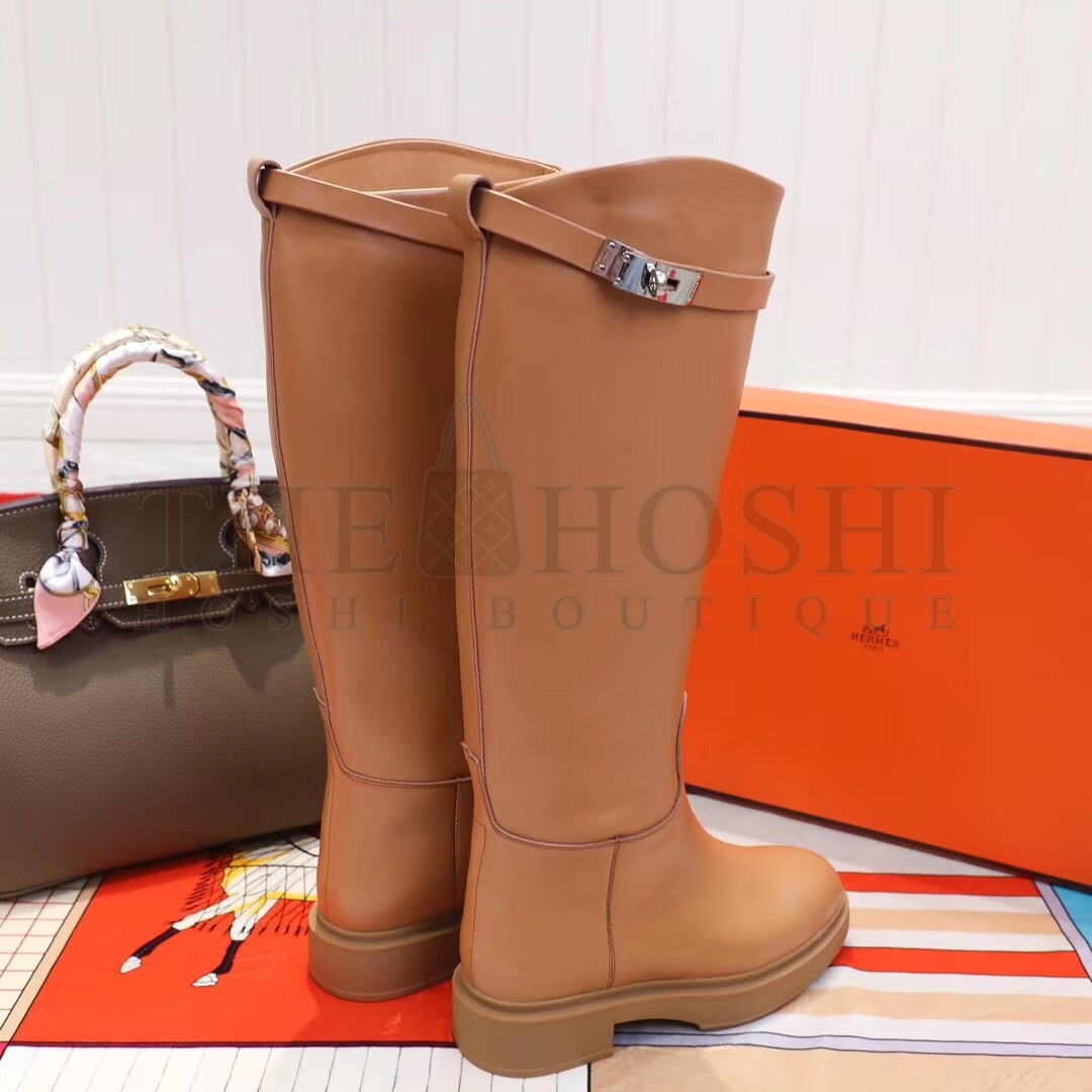 H**me5 Variation Boots In Brown Calfskin Master Quality