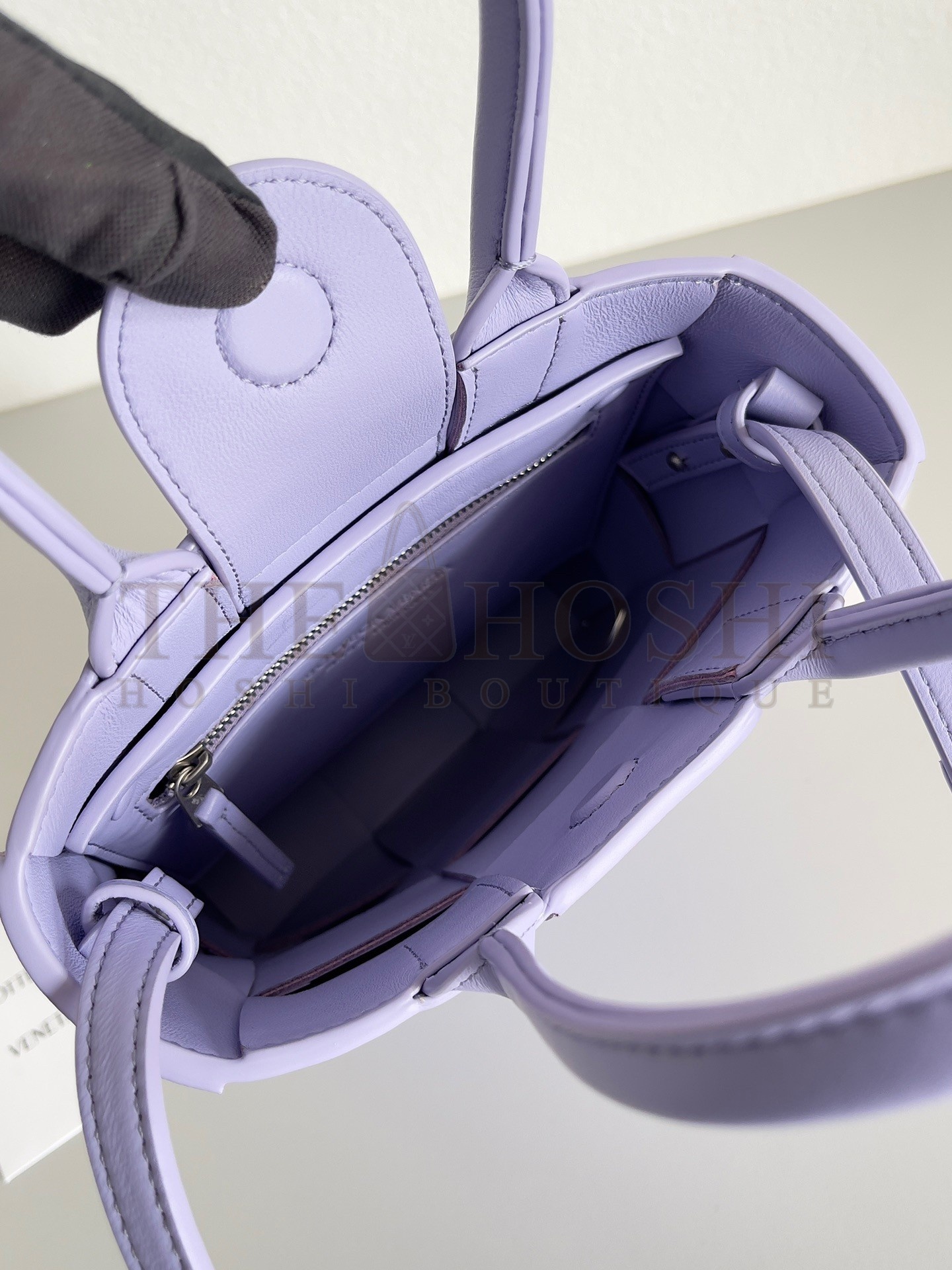 B0tt*ga Ven*ta Mini Cassette Tote Bag In Wisteria Lambskin Master Quality