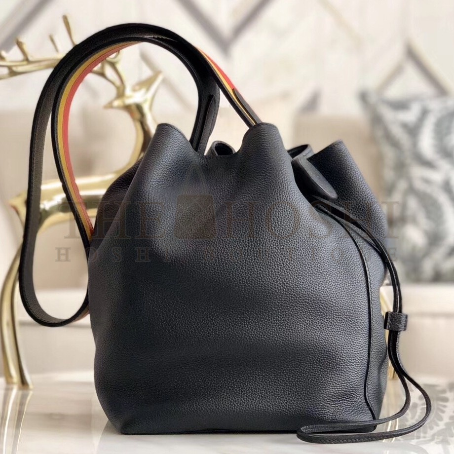 H**me5 Licol 17cm Bag In Black Evercolor Calfskin Master Quality