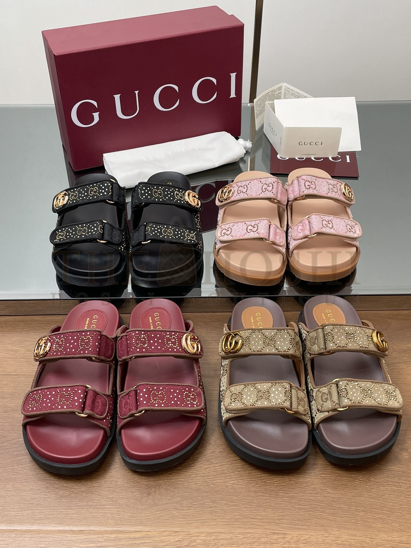 Gvc*1 Women's Designer Crystal Espadrilles  Sandals Master Quality