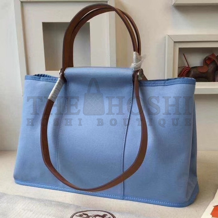 H**me5 Cabag Elan Bag In Celeste Canvas Master Quality