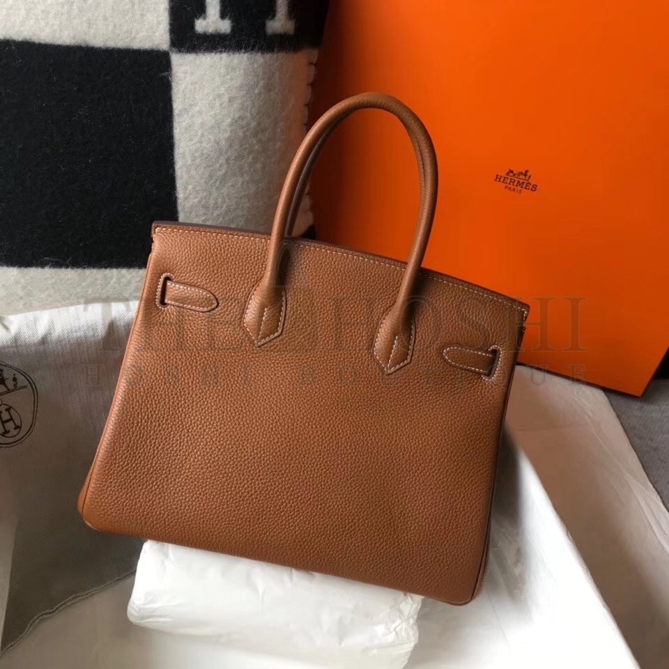 H**me5 Birkin 30 Bag in Gold TC Leather with GHW Master Quality
